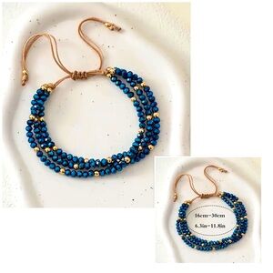 MULTI-LAYERED BEADED BRACELET